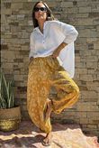 Hush Pillow Cotton Bandana B Classic Barrel Pant Mustard